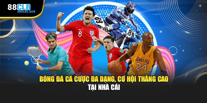 Bóng đá cá cược đa dạng, cơ hội thắng cao tại nhà cái